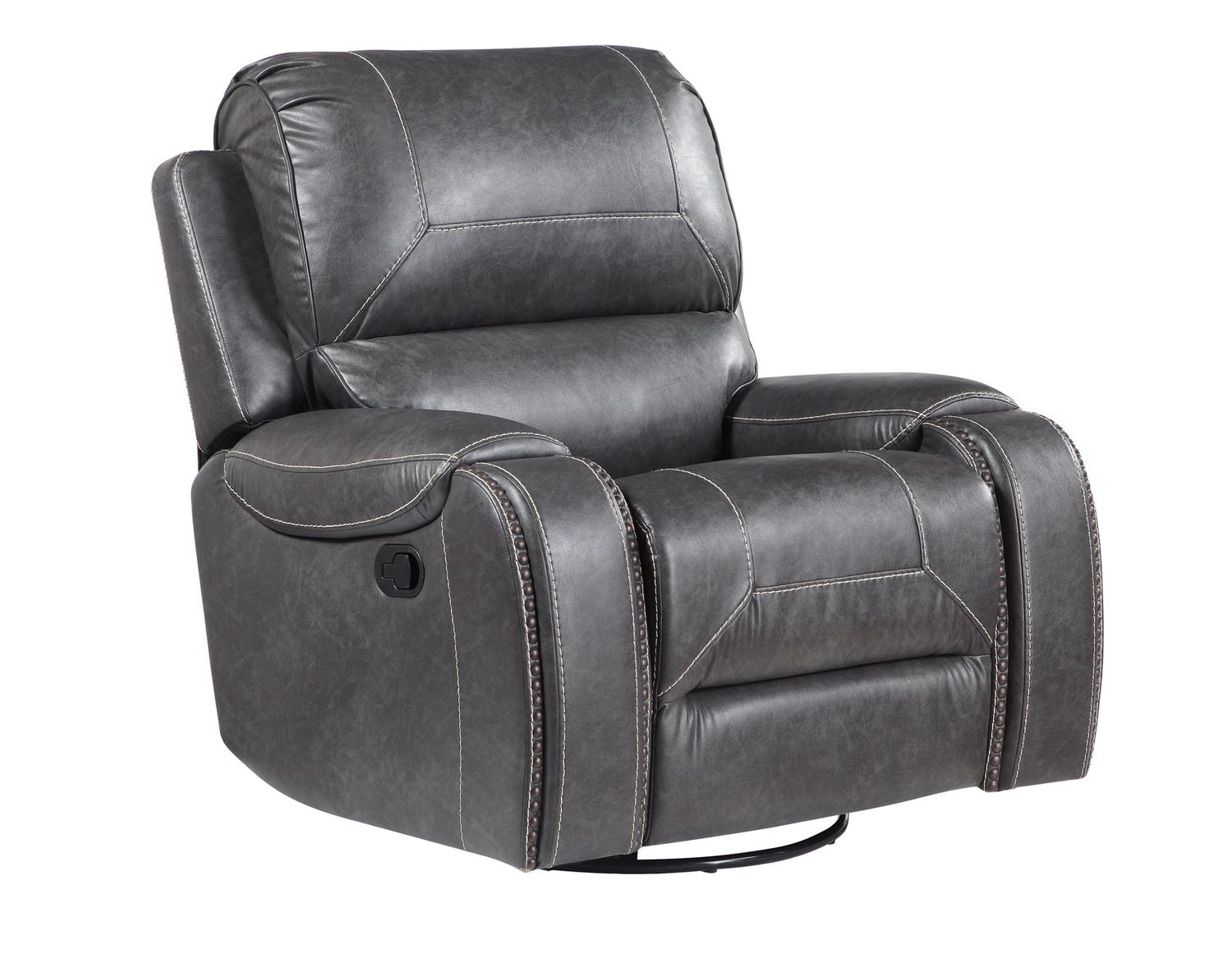 Keily Brown Swivel Recliner (KE800CG)