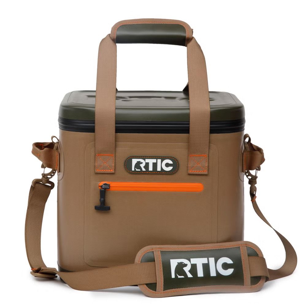 RTIC 12 CAN ULTRA-TOUGH SOFT PACK COOLER, Color: TAN