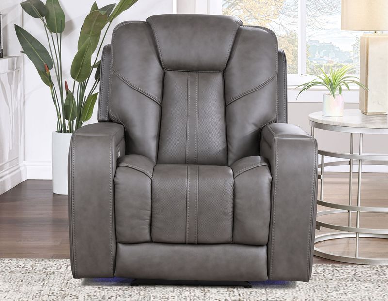 Daniel Triple Power Home Theater Leather Recliner DAE800C
