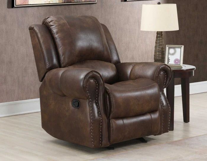 Tepic Brown Manual Recliner (TM6012BR-CH)
