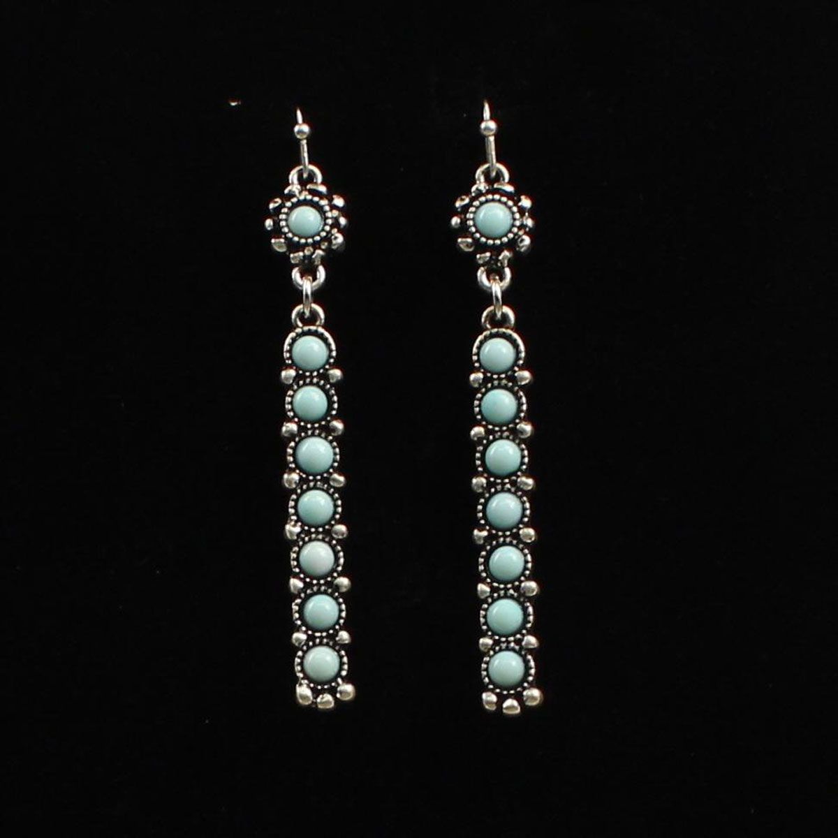 Blazin Roxx Earrings Silver Bars