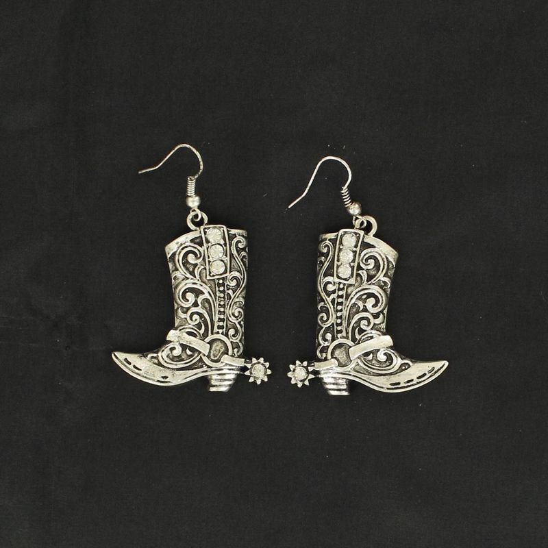 Blazin Roxx Earrings Cowboy Boot Drop