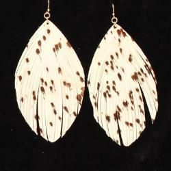 Blazin Roxx Earrings Fringed Teardrop White