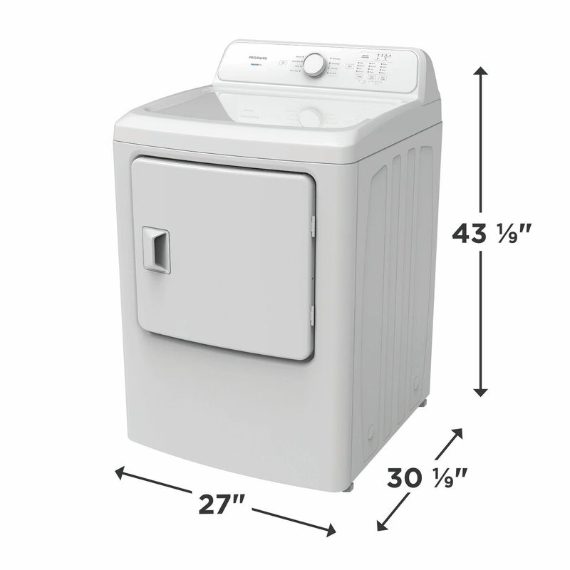Frigidaire 7.0 Cf Electric Dryer (FLVE7000AW)
