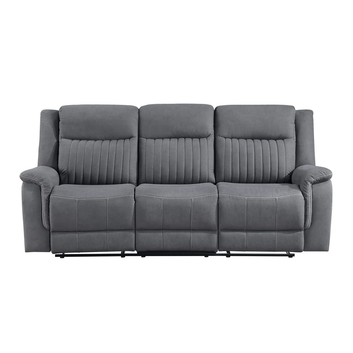 Dean Double Reclining Sofa (9646GY-3)