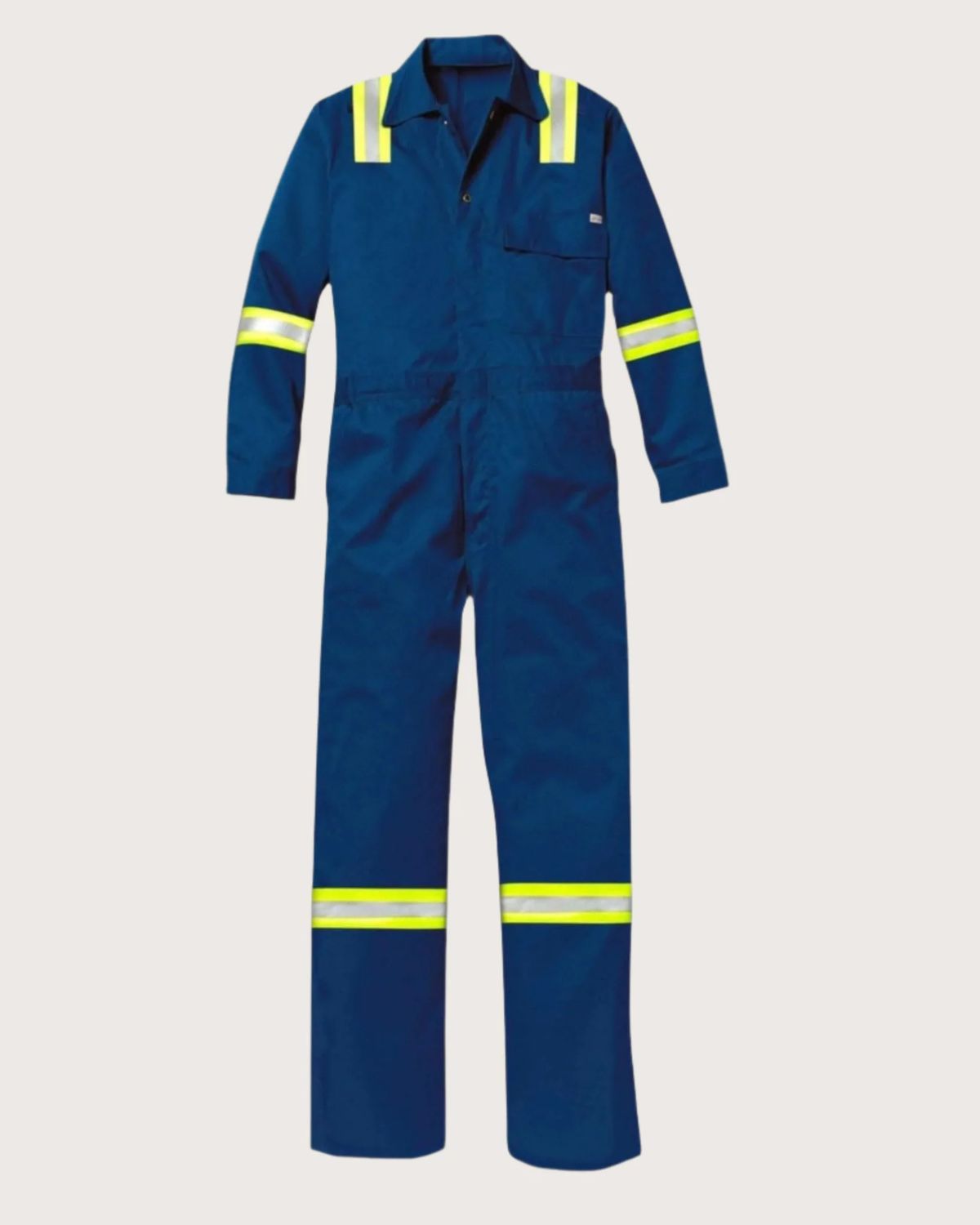 Rasco FR Coverall with 2 Rasco FR Coverall with 2" Segmented Trim Navy FR2905NV 34-REG