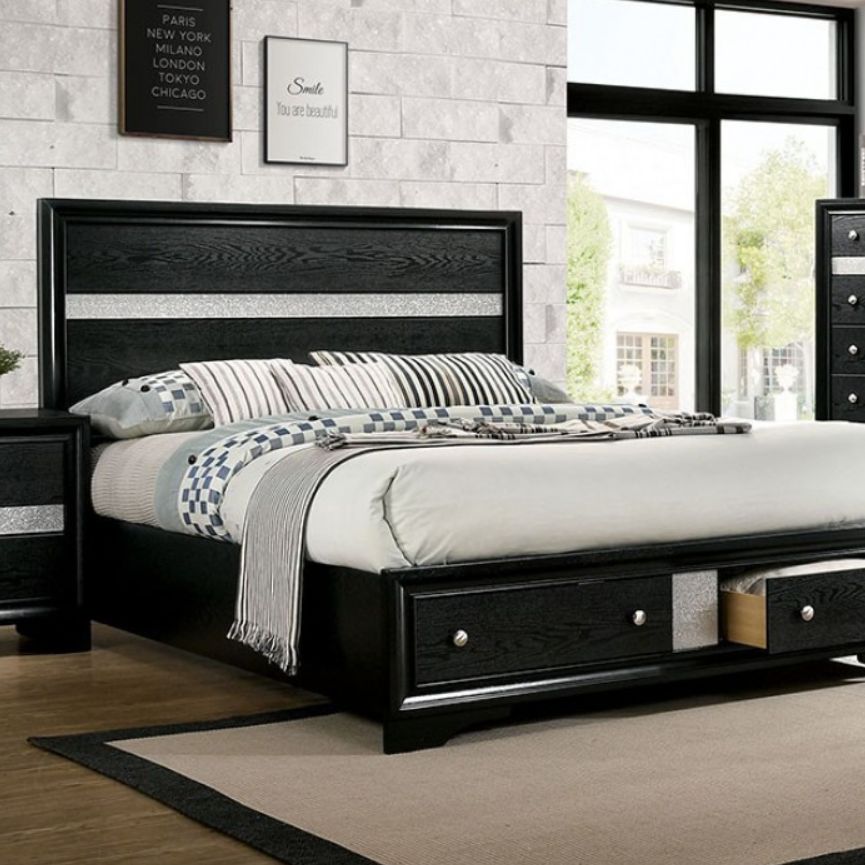 Chrissy E.King Bed (CM7552BK-EK-BED)