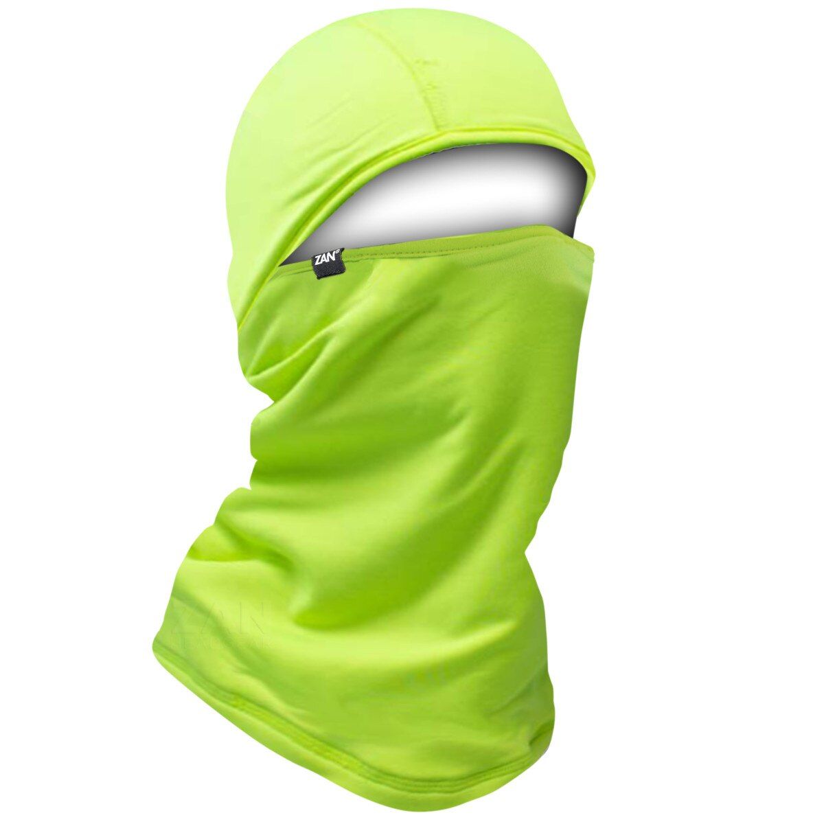 Zan Convertible Balaclava Sportflex Fleece Series High Vis Lime WBSF142L