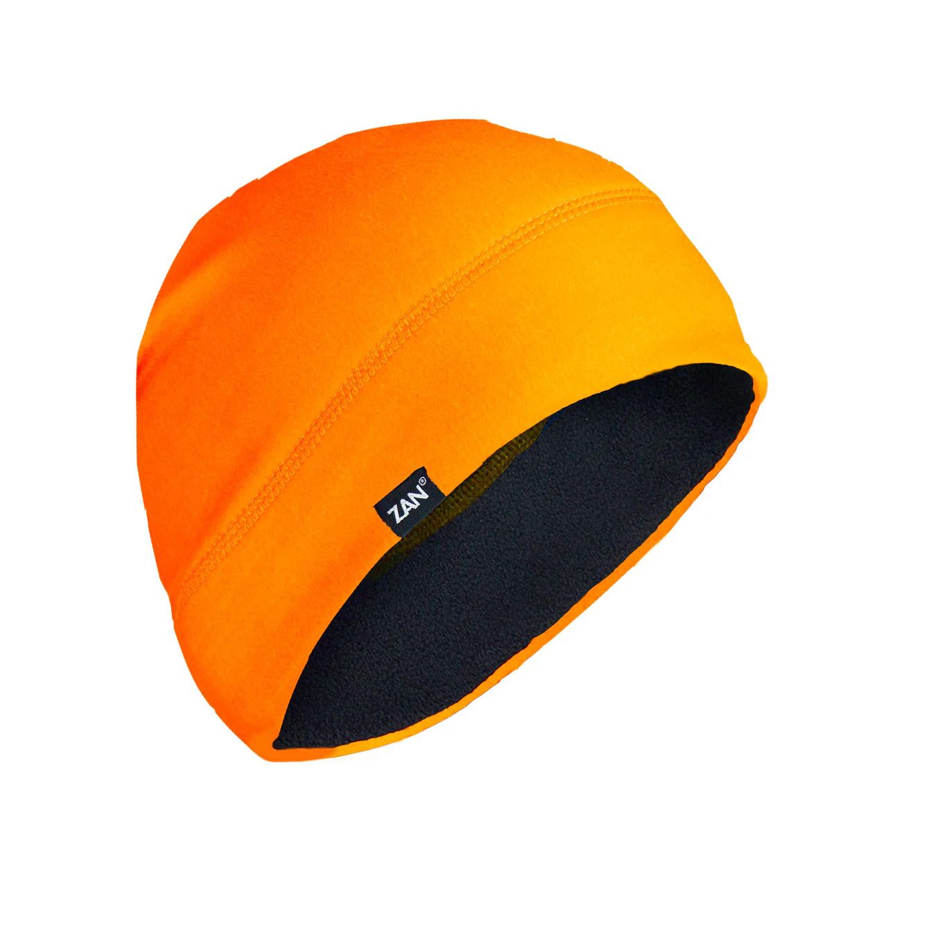 Zan Helmet Liner/Beanie Sportflex Series Fleece Lined Orange WHLF290