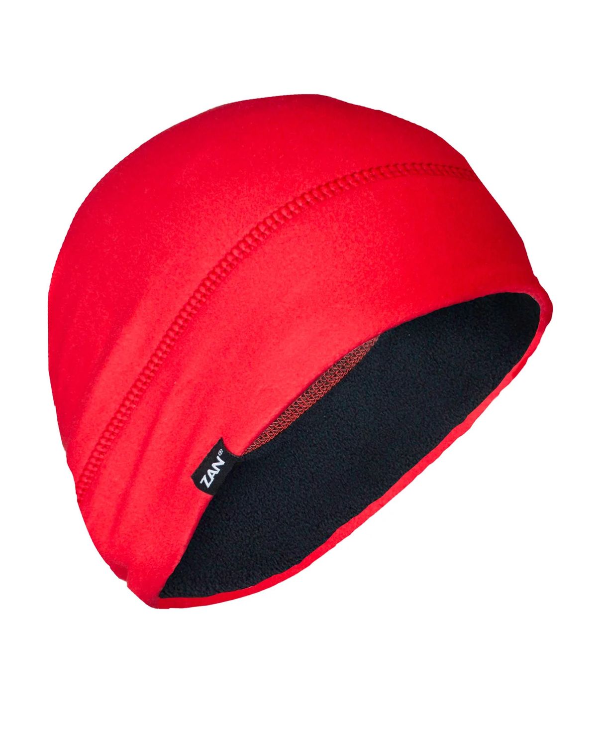 Zan Helmet Liner/beanie Sport Flex Series Fleece Lined Red WHLF286