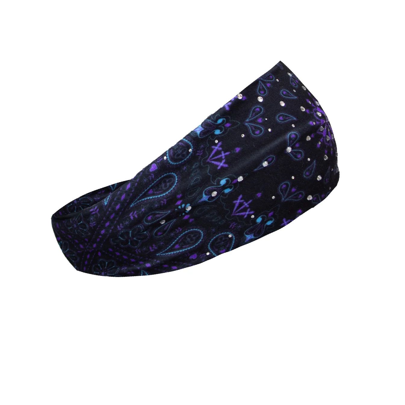 Zan Headgear highway honey hh162 purple paisley