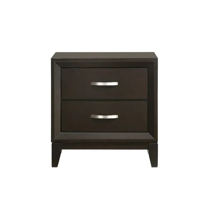 Beaumont 2-Drawer Nightstand in Merlot (B.1140.NS)