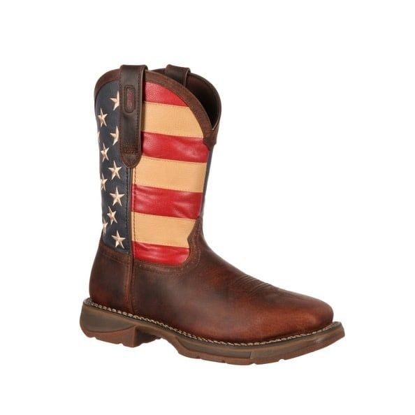 Durango® Rebel™ Western Flag Work Boots – Protective Toe (Model DB020) Durango® Rebel™ Western Flag Work Boots – Protective Toe (Model DB020), Size: 7M
