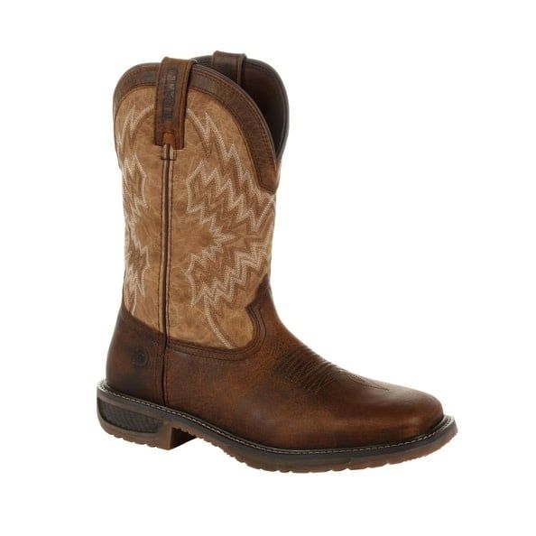 Durango® Workhorse™ Western Work Boots – Protective Toe, Square Toe (Model DDB0184), Size: 7M