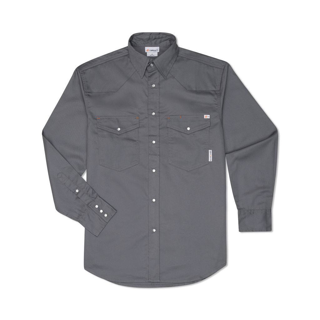 Rasco Fr Lightweight Work Shirt Rasco Fr Lightweight Work Shirt, Color: FR1003GY, Size: SMALL