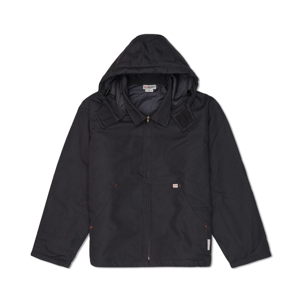 Rasco Fr Black Duck Hooded Jacket FR3507BK, Size: S