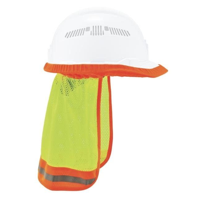 ERGODYNE 8005  MESH NECK SHADE, Color: LIME