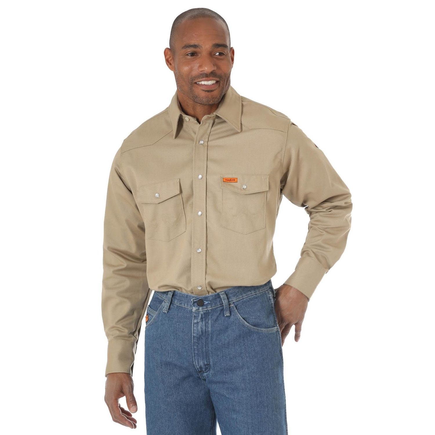 WRANGLER MEN'S WORK BASIC FR SHIRT FR12140 WRANGLER MEN'S WORK BASIC FR SHIRT FR12140