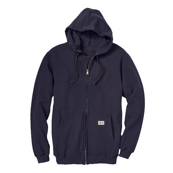 Rasco Fr Zip Up Hoodies Navy- FR2002NV, Size: S