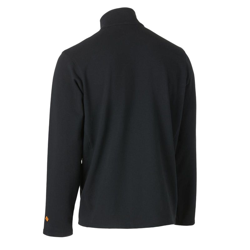 WRANGLER FR192BK BLACK 1/4 ZIP PULLOVER HOODIE