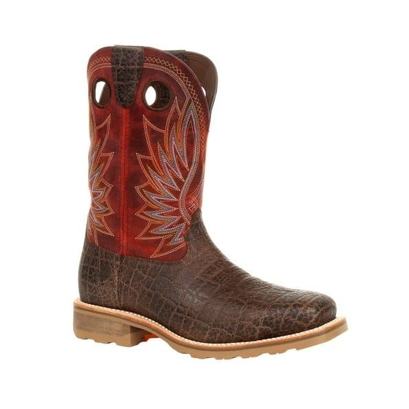 Durango® Men's Maverick Waterproof Steel Toe Work Boots – Square Toe (Model DDB0301) Durango® Men's Maverick Waterproof Steel Toe Work Boots – Square Toe (Model DDB0301), Size: 7M