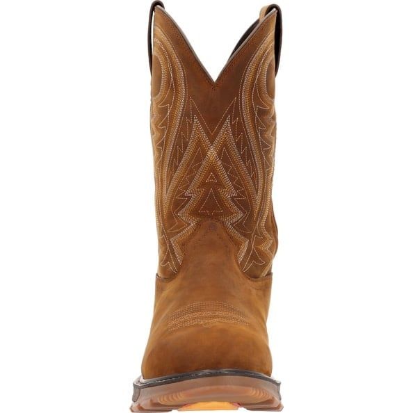 Durango® Men's 11" Waterproof Western Work Boots – Round Toe (Model DDB0403)