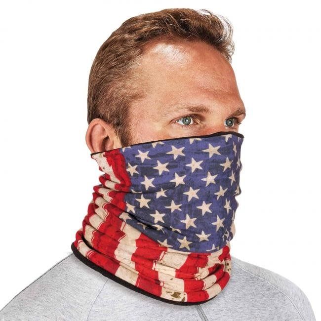 ERGODYNE N-FERNO REVERSIBLE THERMAL MULTI-BAND 6491, Color: American Flag