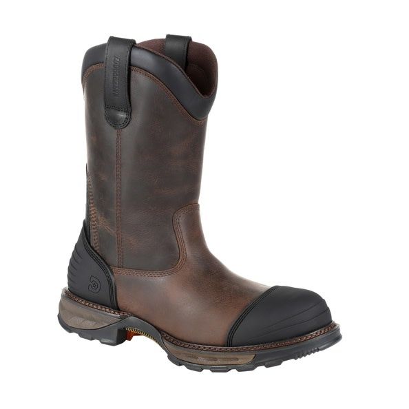 Durango® Maverick XP™ Men's Steel Toe Western Work Boots – Brown Gator Print & Black (Model DDB0456) Durango® Maverick XP™ Men's Steel Toe Western Work Boots – Brown Gator Print & Black (Model DDB0456)