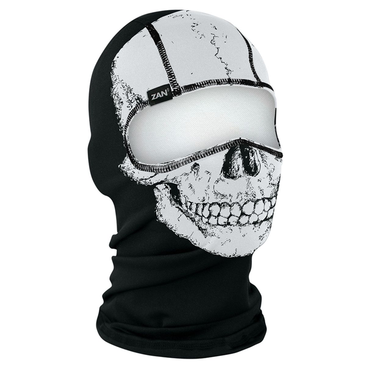 Zan Polyester Balaclava Zan Polyester Balaclava, Color: Skull WBP002