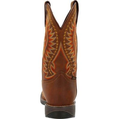 **ROCKY RUGGED TRAIL BRN 11" WESTERN BOOT- RKW0370