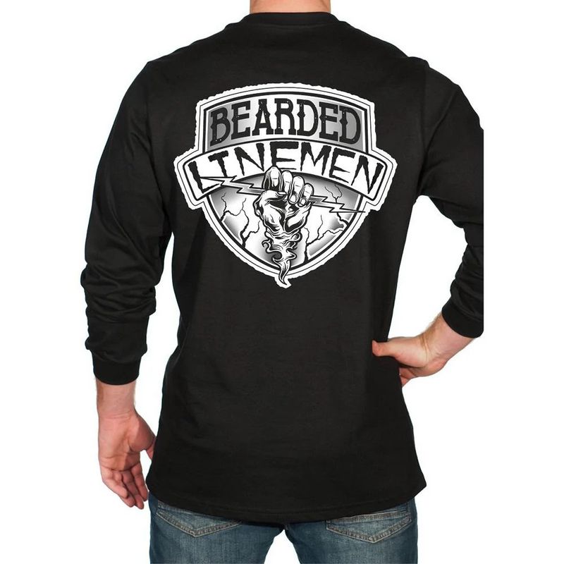 Benchmark FR Long Sleeve “Bearded Lineman Brotherhood” Shirt