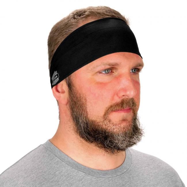 ERGODYNE 6634 COOLING HEADBAND, Color: BLACK