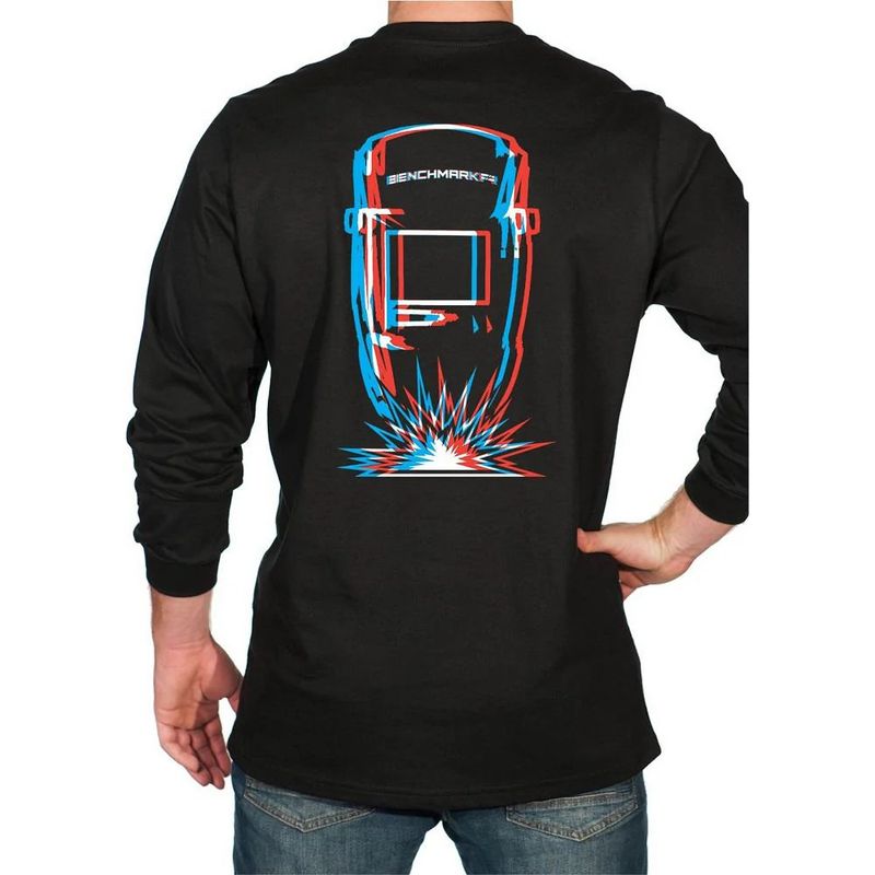 Benchmark FR Welder's Mask Graphic Long Sleeve Shirt