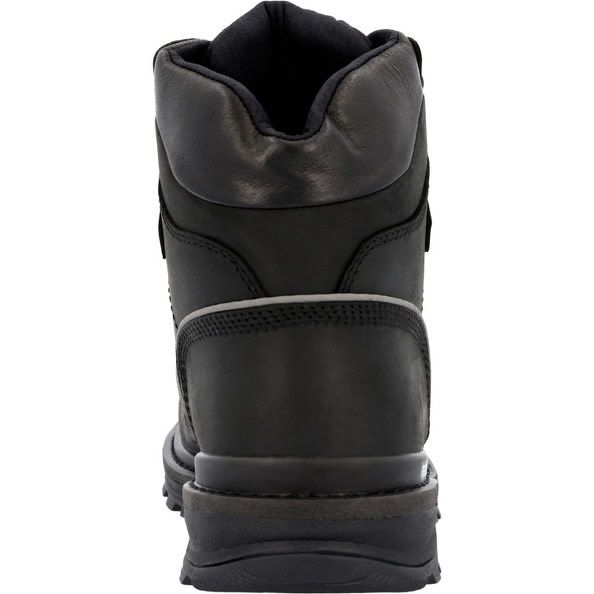 **ROCKY MEN BLK 6" RAMS HORN WATERPROOF INTERNAL MET GUARD WORK BOOT- RKK0393
