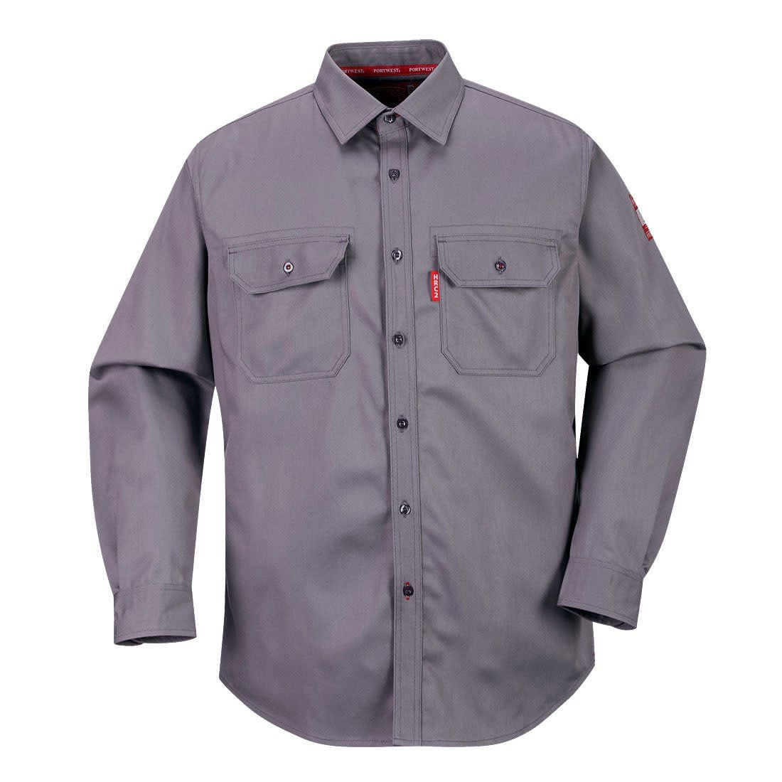 PORTWEST Bizflame 88/12 FR Shirt, Color: FR89GR, Size: S