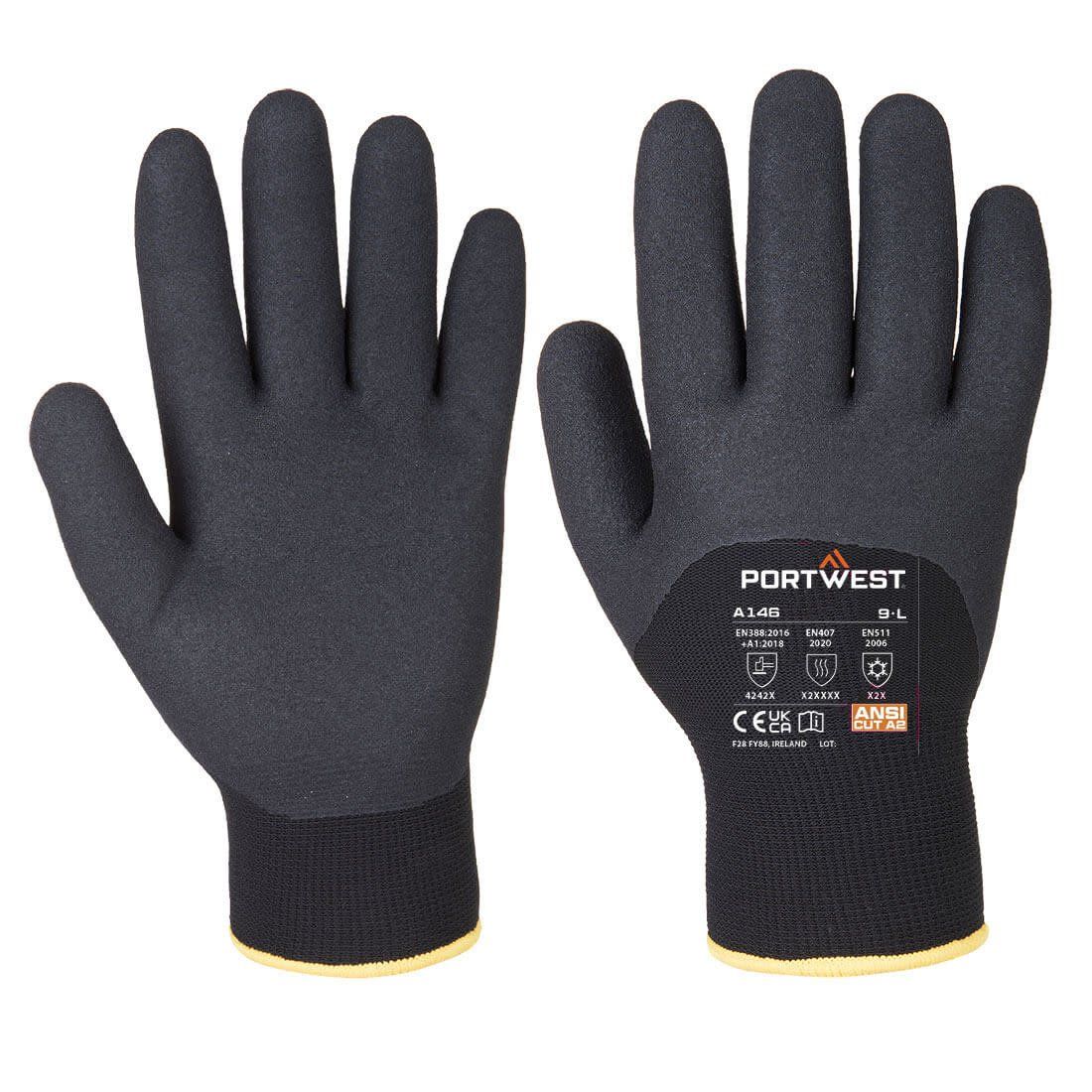 PORTWEST Arctic Winter Glove, Size: A146BKRL
