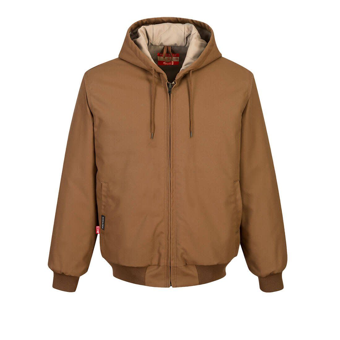 Portwest Duck Lined Jacket UFR48, Color: Brown, Size: Small