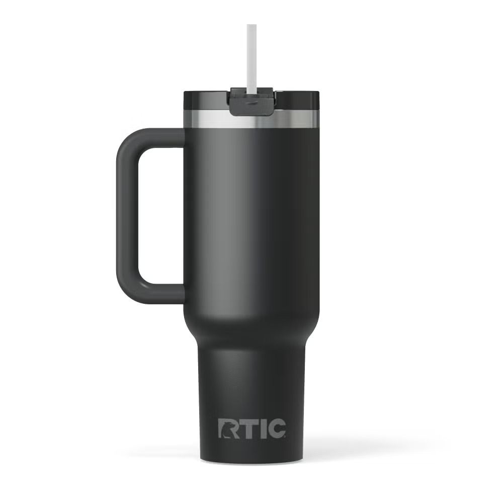 RTIC Road Trip Tumbler 40oz, Color: BLACK, Size: 40 oz