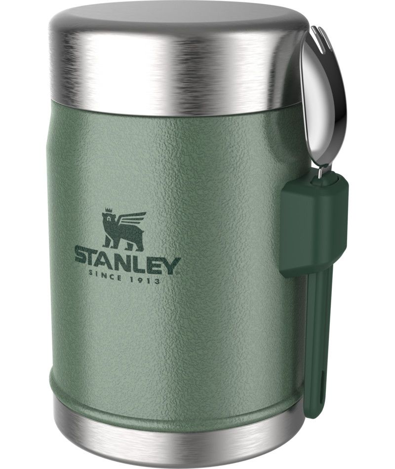 Stanley The Legendary Classic Food Jar + Spork 14oz , Color: Hammertone Green