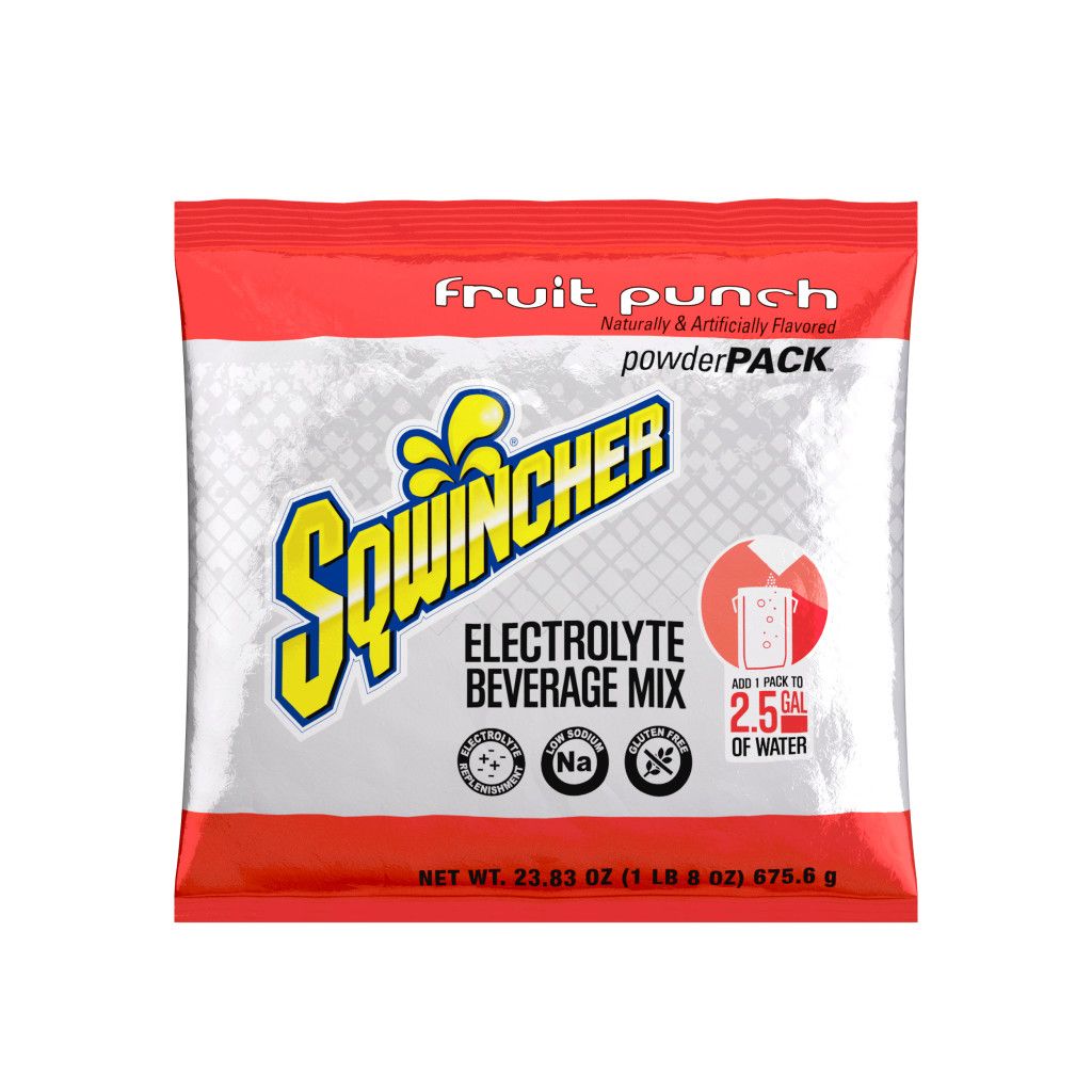Sqwincher Powder Mix 2.5 Gallons , Color: Fruit Punch 159016022