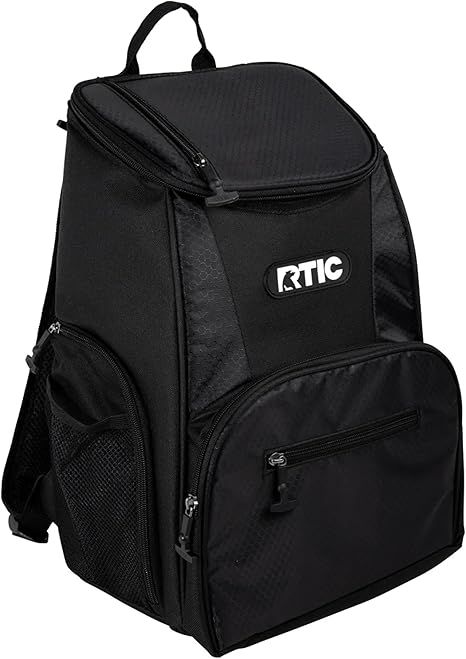 RTIC Lightweight 15 Can Backpack Cooler RTIC Lightweight 15 Can Backpack Cooler, Color: Black