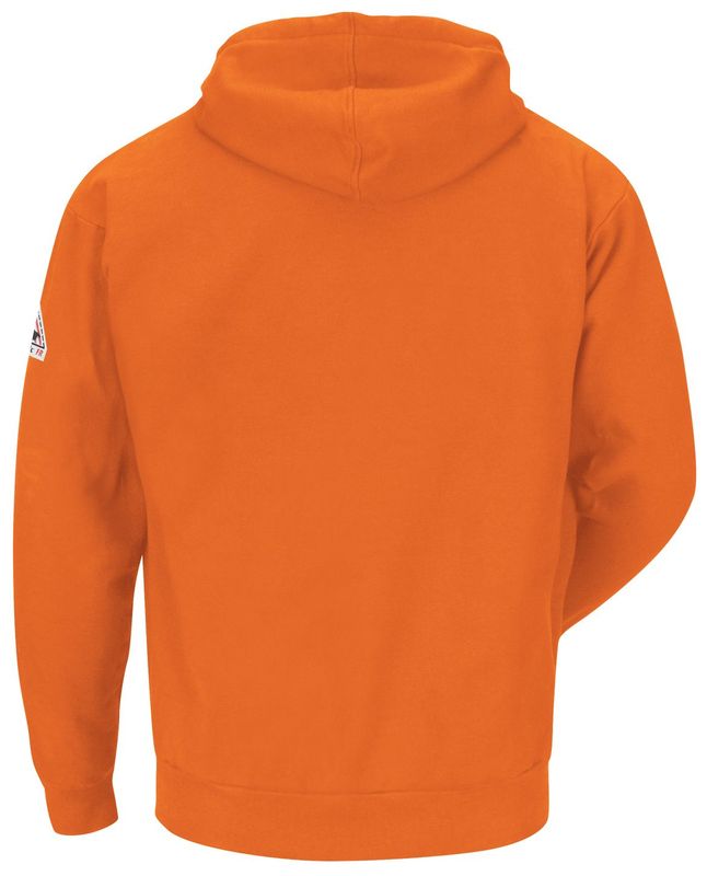 Bulwark FR Front-Zip Hooded Sweatshirt – Orange, CAT 2 (SEH4OR)