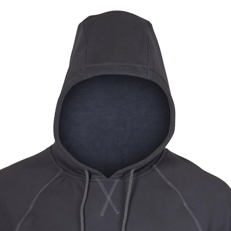 WRANGLER FR171CH 1/4 ZIP PULLOVER HOODIE CHARCOAL