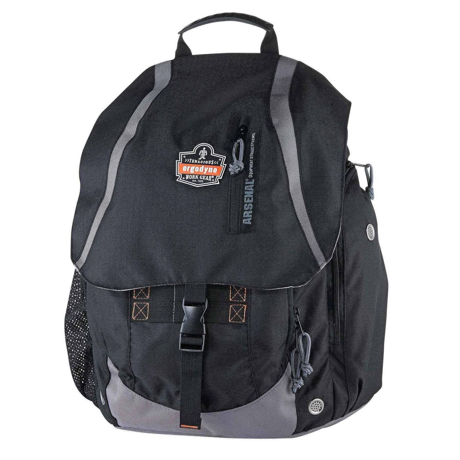 Ergodyne 5143 General Duty Gear Backpack – 37 L Ergodyne 5143 General Duty Gear Backpack – 37 L, Color: Black- 13043