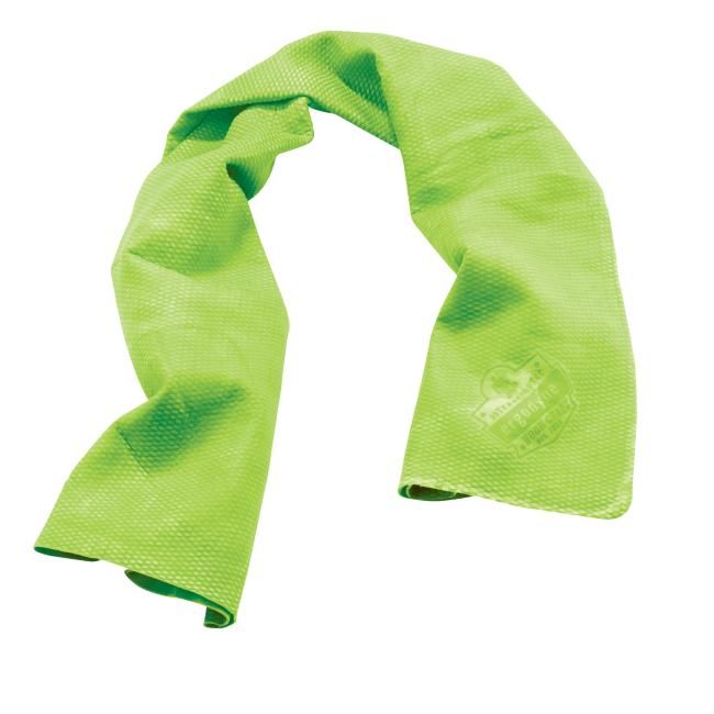 Ergodyne Evaporative Towel 6602, Color: Hi -Viz Lime