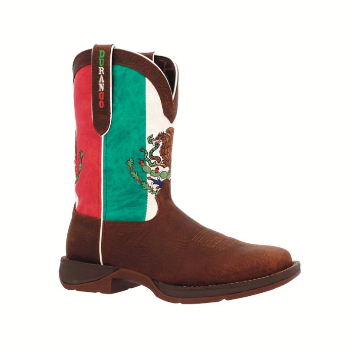 Durango® Men's Mexico Flag Western Boots – Soft Toe (Model DDB0430)