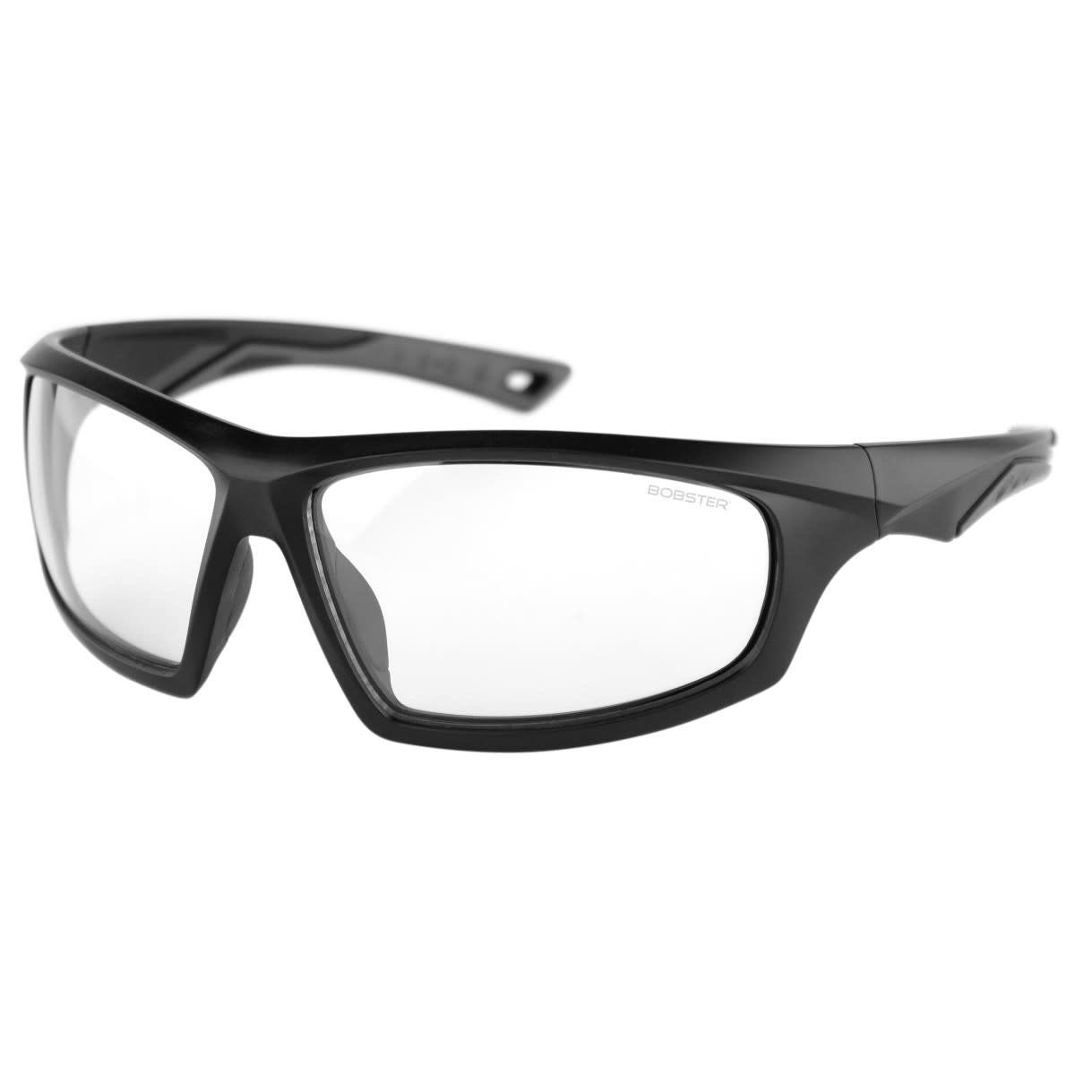 Bobster Vast, Color: BVAS001C Clear Lens W Black Frame +