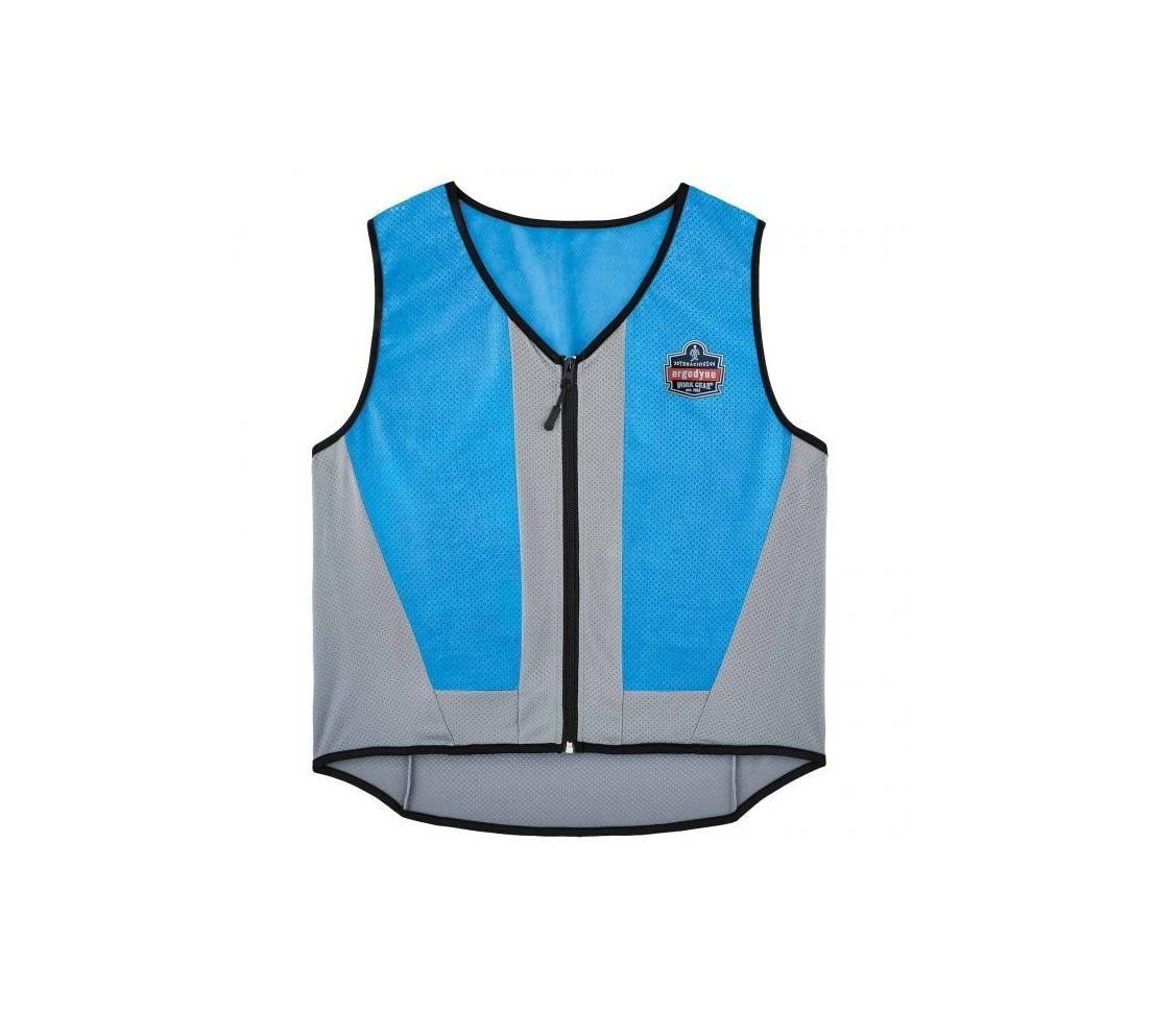 Ergodyne Wet Evaporative Cooling Vest  6667, Color: Blue, Size: M