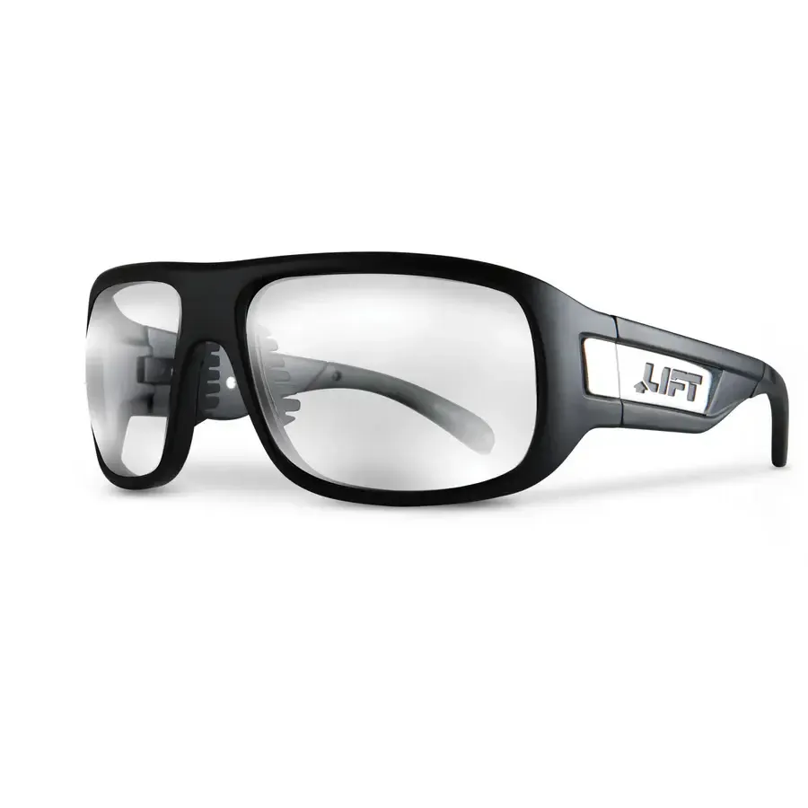 LIFT BOLD Safety Glasses, Color: EBD-14MKC (Matte Black/Clear)