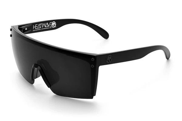 Heatwave Lazer Face Z87 Sunglasses, Color: Black Frame / Black Lens